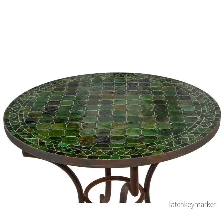 Moroccan Mosaic Table ‘Olive Green’ - Bild 2