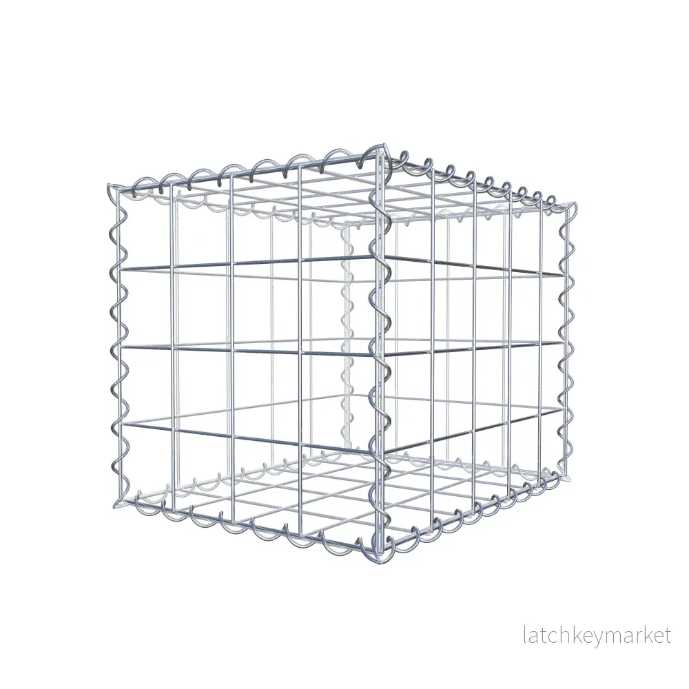 Gabion 50 cm x 40 cm x 40 cm (L x H x D), maskstorlek 10 cm x 10 cm, spiral - Bild 3
