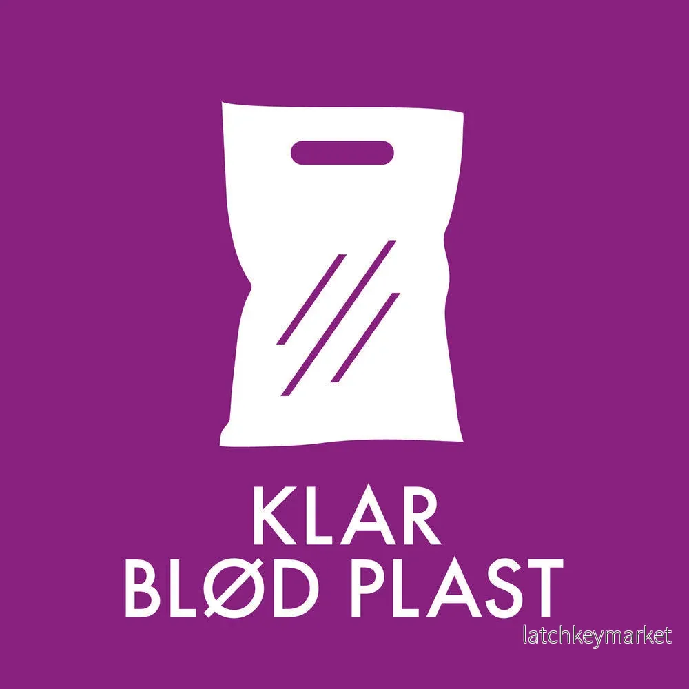 Avfallssortering – Genomskinlig mjukplast Avfallssortering – Genomskinlig mjukplast