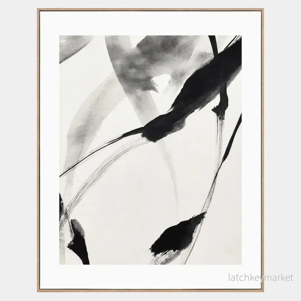 ECHOES – Inramat tryck på canvas H100xW80xD3.8cm