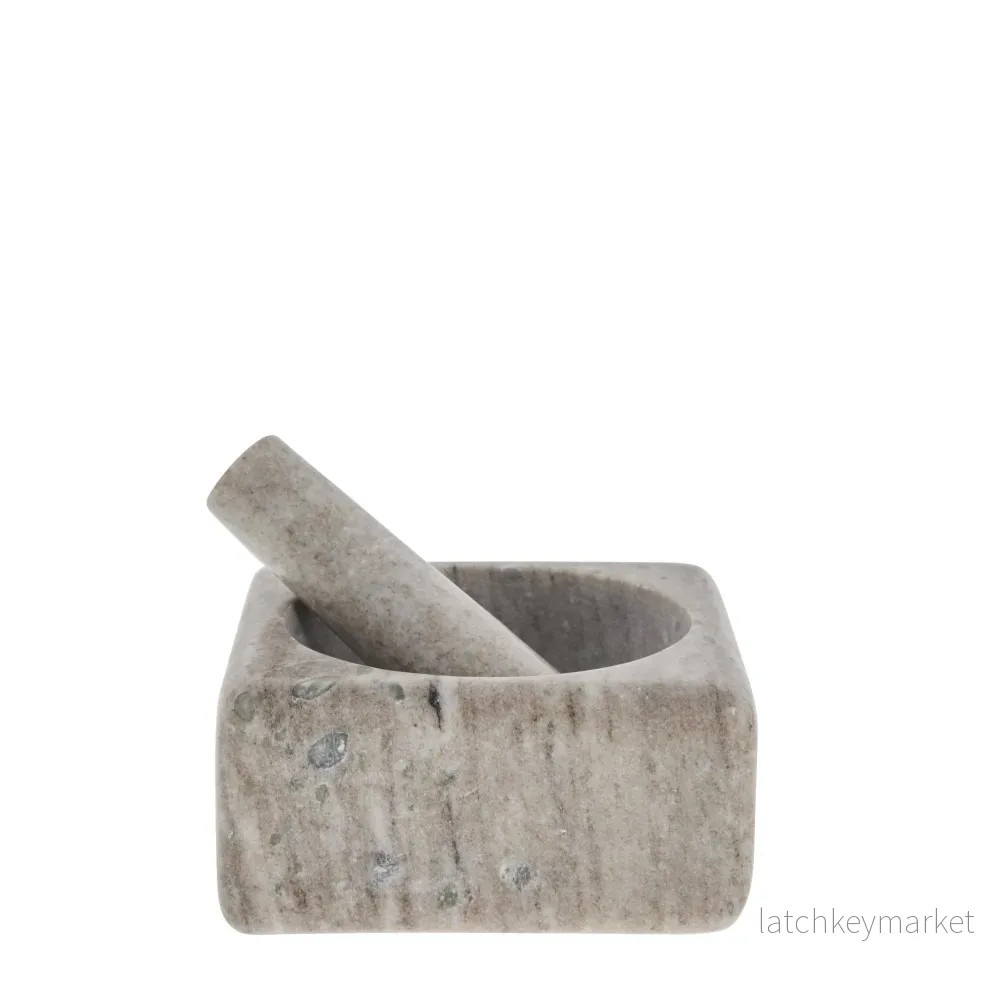 Elina morter 12,5x12,5 cm. mørk sand - Bild 2