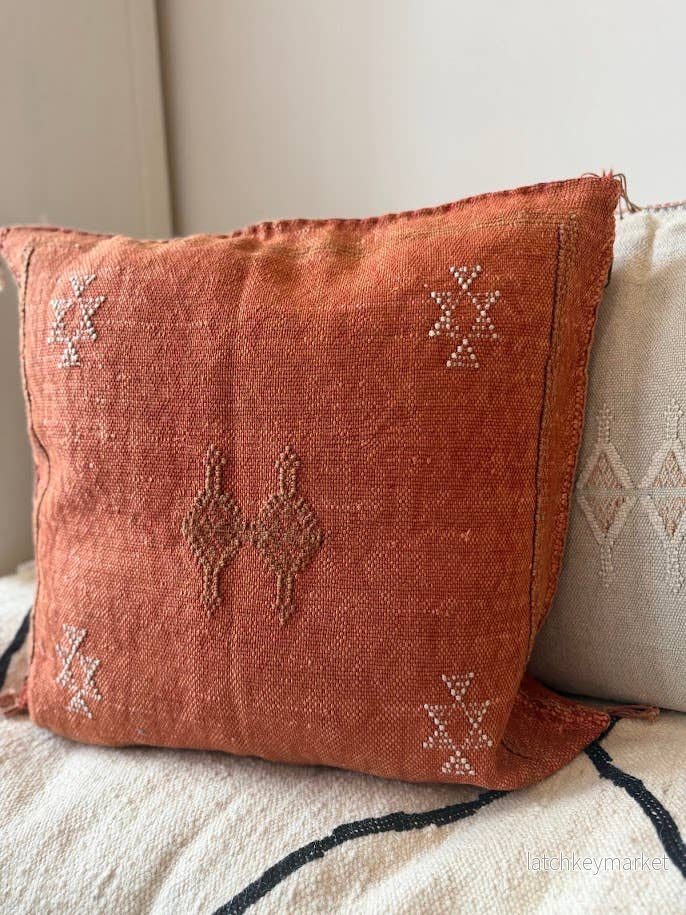 Cactus Silk kuddfodral - Terracotta 50 x 50 cm - Bild 3