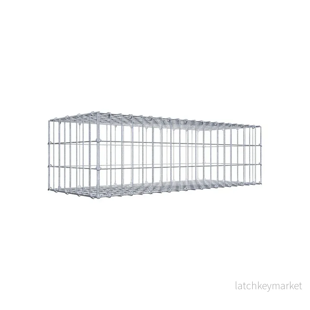 Gabion 100 cm x 30 cm x 40 cm (L x H x D), maskstorlek 5 cm x 10 cm, C-ring Gabion 100 cm x 30 cm x 40 cm (L x H x D), maskstorlek 5 cm x 10 cm, C-ring