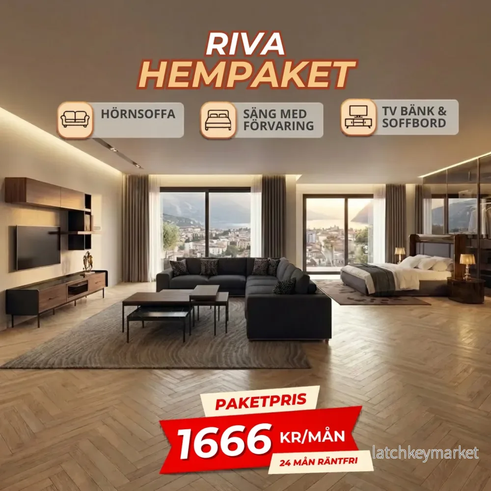 1️⃣3️⃣ RIVA HemPaket (Hörnsoffa – TV-bänk med överdelen – Soffbord – Säng med förvaring) 1️⃣3️⃣ RIVA HemPaket (Hörnsoffa – TV-bänk med överdelen – Soffbord – Säng med förvaring)