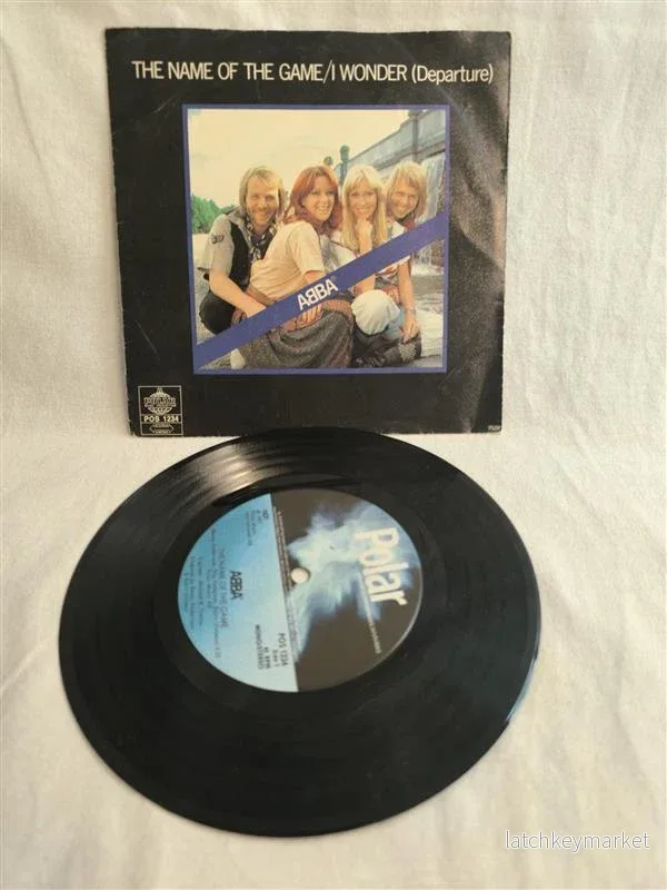 ABBA – The Name of the Game I Wonder (Departure) (7” Vinyl, 1977) - Bild 3