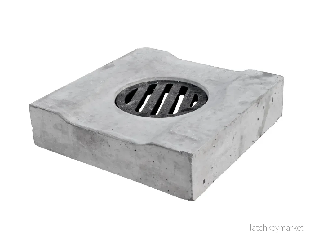 Ränndal Munk Brunn Grå 420x420x90-105 Ränndal Munk Brunn Grå 420x420x90-105