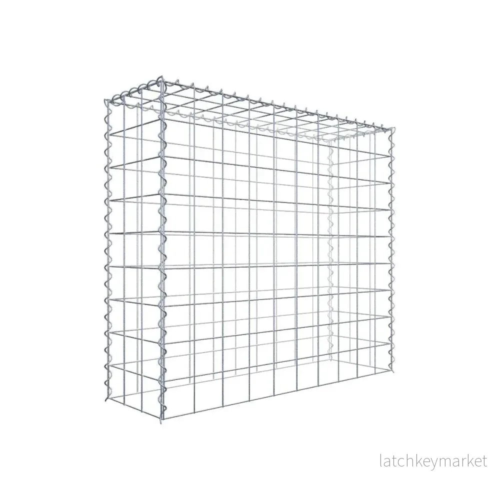 Påväxt gabion typ 3 100 cm x 90 cm x 30 cm (L x H x D), maskstorlek 10 cm x 10 cm, spiral Påväxt gabion typ 3 100 cm x 90 cm x 30 cm (L x H x D), maskstorlek 10 cm x 10 cm, spiral
