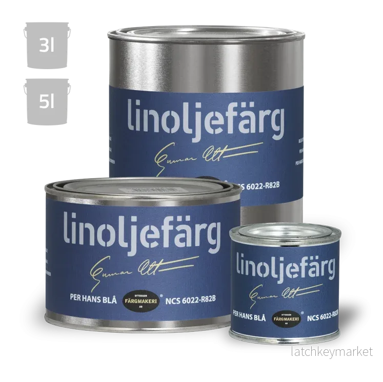 Per Hans Blå Linoljefärg Ottossons Per Hans Blå Linoljefärg Ottossons