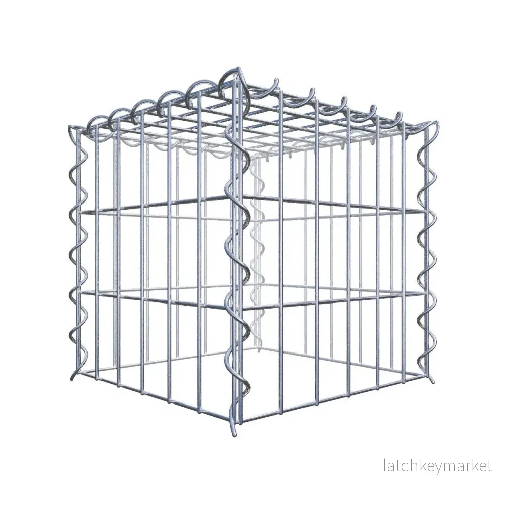 Extra gabion typ 3 30 cm x 30 cm x 30 cm (L x H x D), maskstorlek 5 cm x 10 cm, spiral Extra gabion typ 3 30 cm x 30 cm x 30 cm (L x H x D), maskstorlek 5 cm x 10 cm, spiral