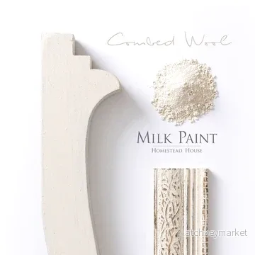 Milk paint Combed wool - Homestead House
