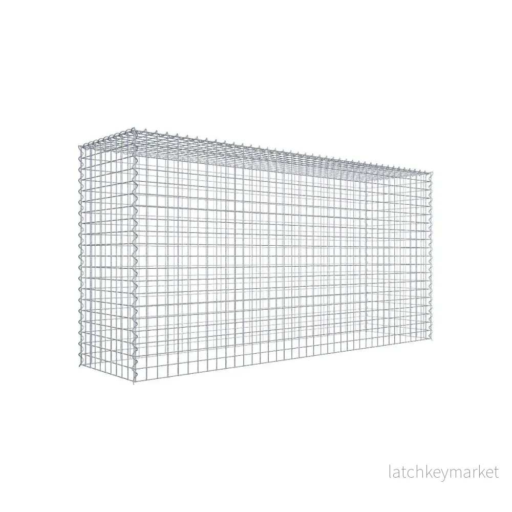Extra gabion typ 3 200 cm x 100 cm x 50 cm (L x H x D), maskstorlek 5 cm x 5 cm, spiral Extra gabion typ 3 200 cm x 100 cm x 50 cm (L x H x D), maskstorlek 5 cm x 5 cm, spiral