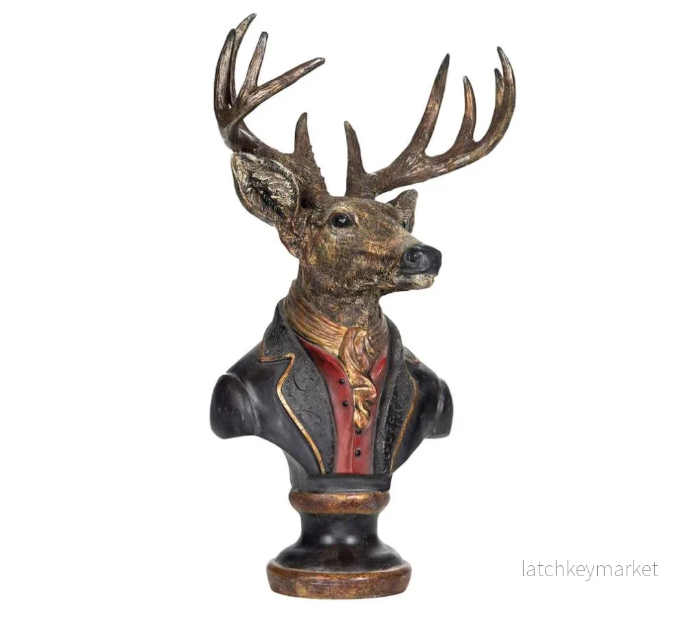 Dekoration Figur Byst Hjort 58 cm Dekoration Figur Byst Hjort 58 cm