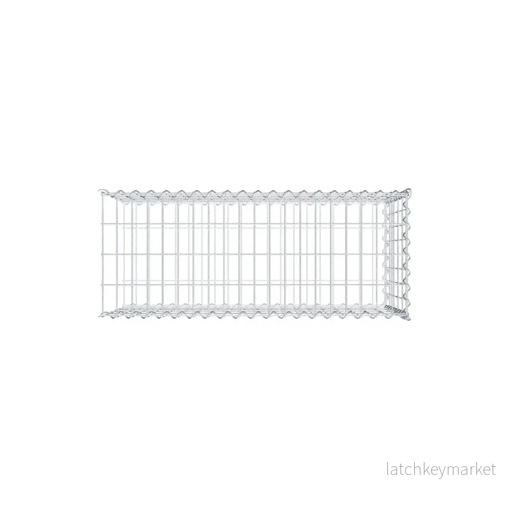 Extra gabion typ 2 100 cm x 50 cm x 40 cm (L x H x D), maskstorlek 5 cm x 10 cm, spiral - Bild 3