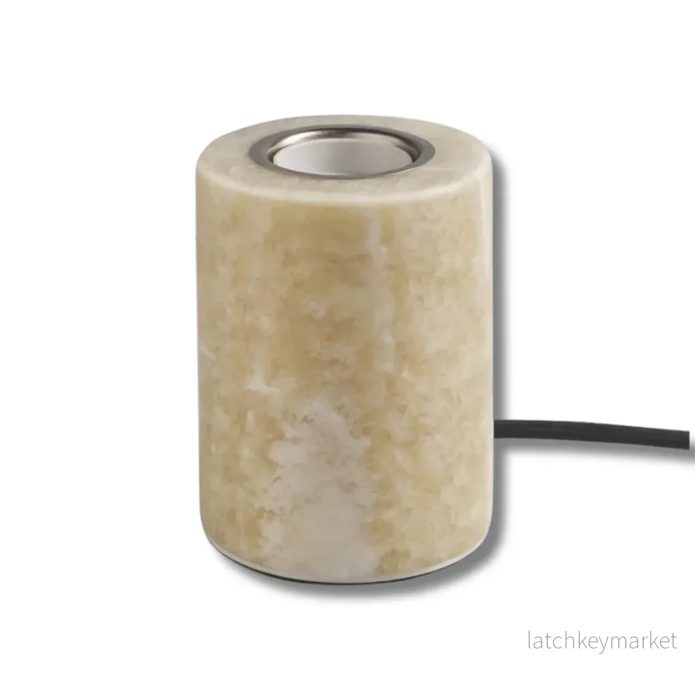Lysande bordsarmatur MARBLE beige silkesmatt - Bild 2