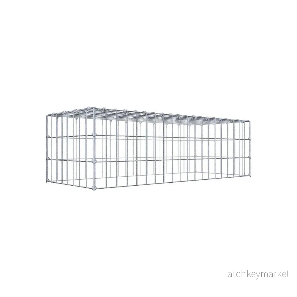 Typ 3 påbyggnadsgabion 100 cm x 30 cm x 40 cm (L x H x D), maskstorlek 5 cm x 10 cm, C-ring Typ 3 påbyggnadsgabion 100 cm x 30 cm x 40 cm (L x H x D), maskstorlek 5 cm x 10 cm, C-ring