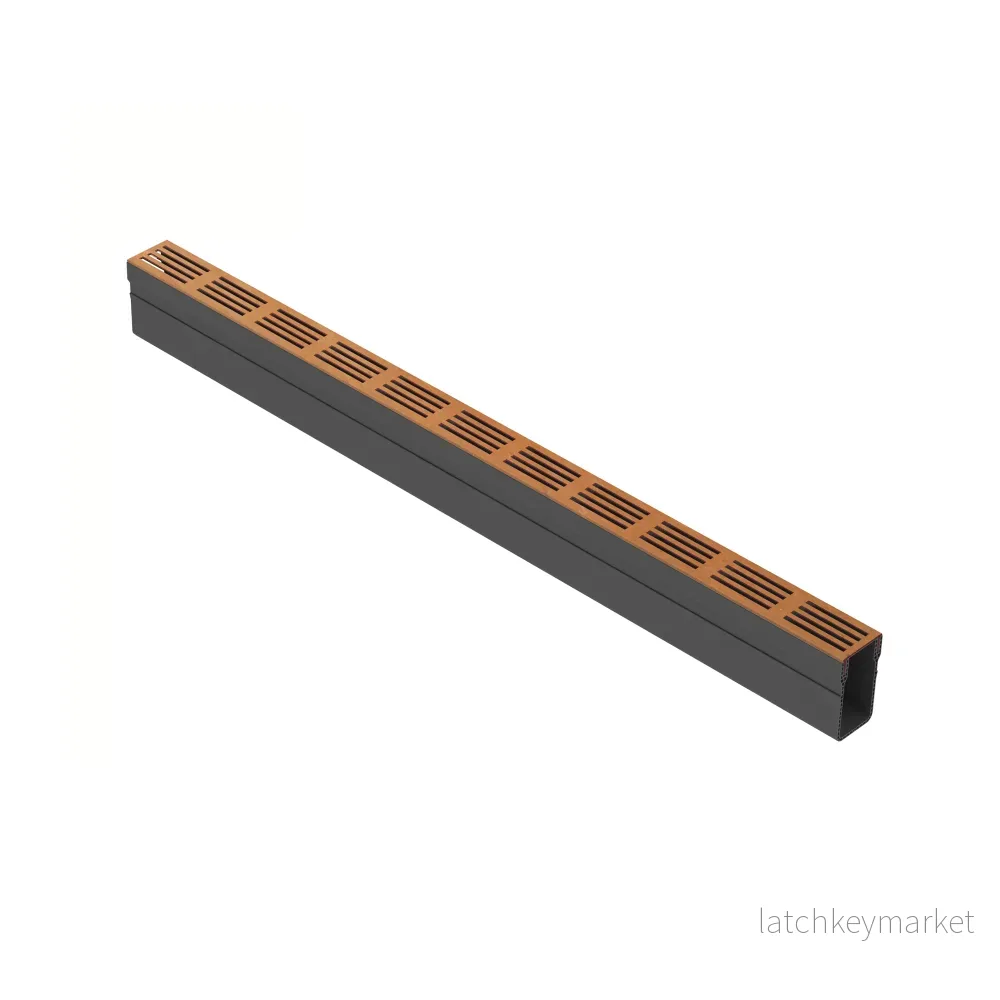 Slimline Avvattningsränna 1000 Corten-galler Slimline Avvattningsränna 1000 Corten-galler