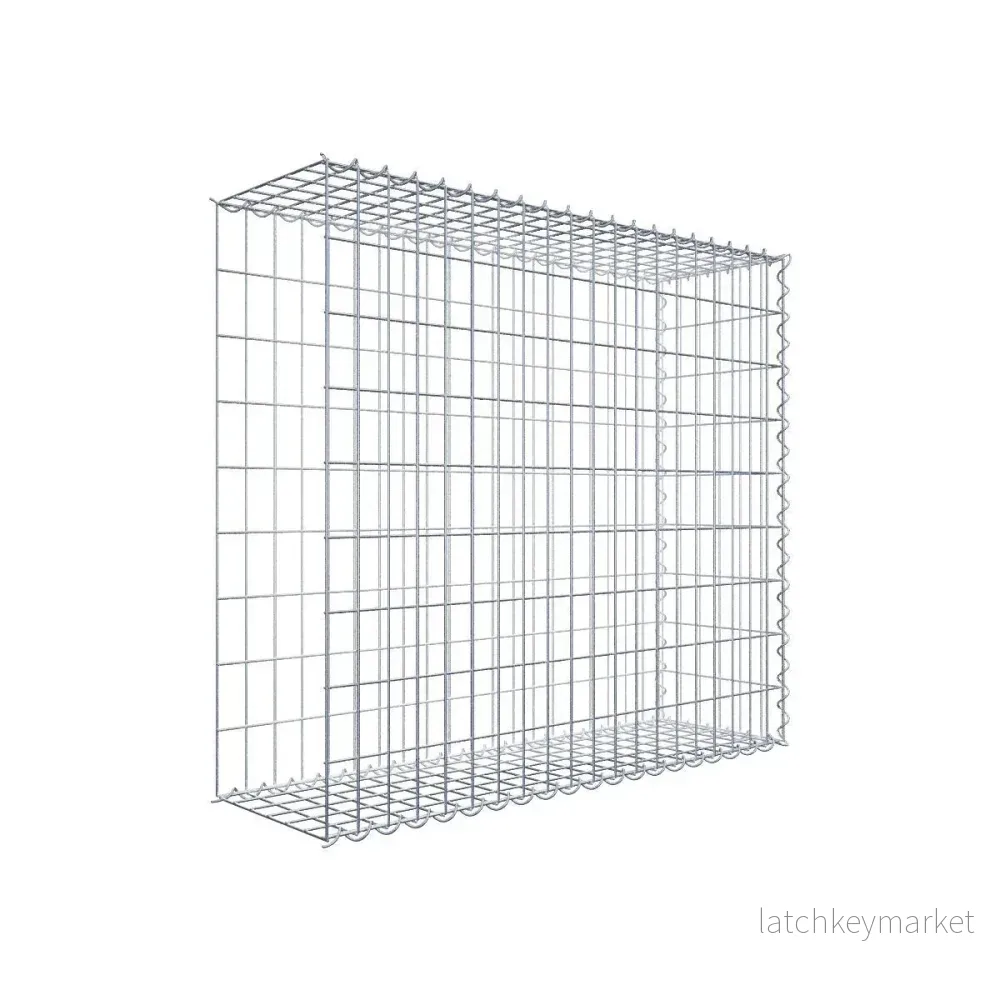 Påväxt gabion typ 2 100 cm x 90 cm x 30 cm (L x H x D), maskstorlek 5 cm x 10 cm, spiral