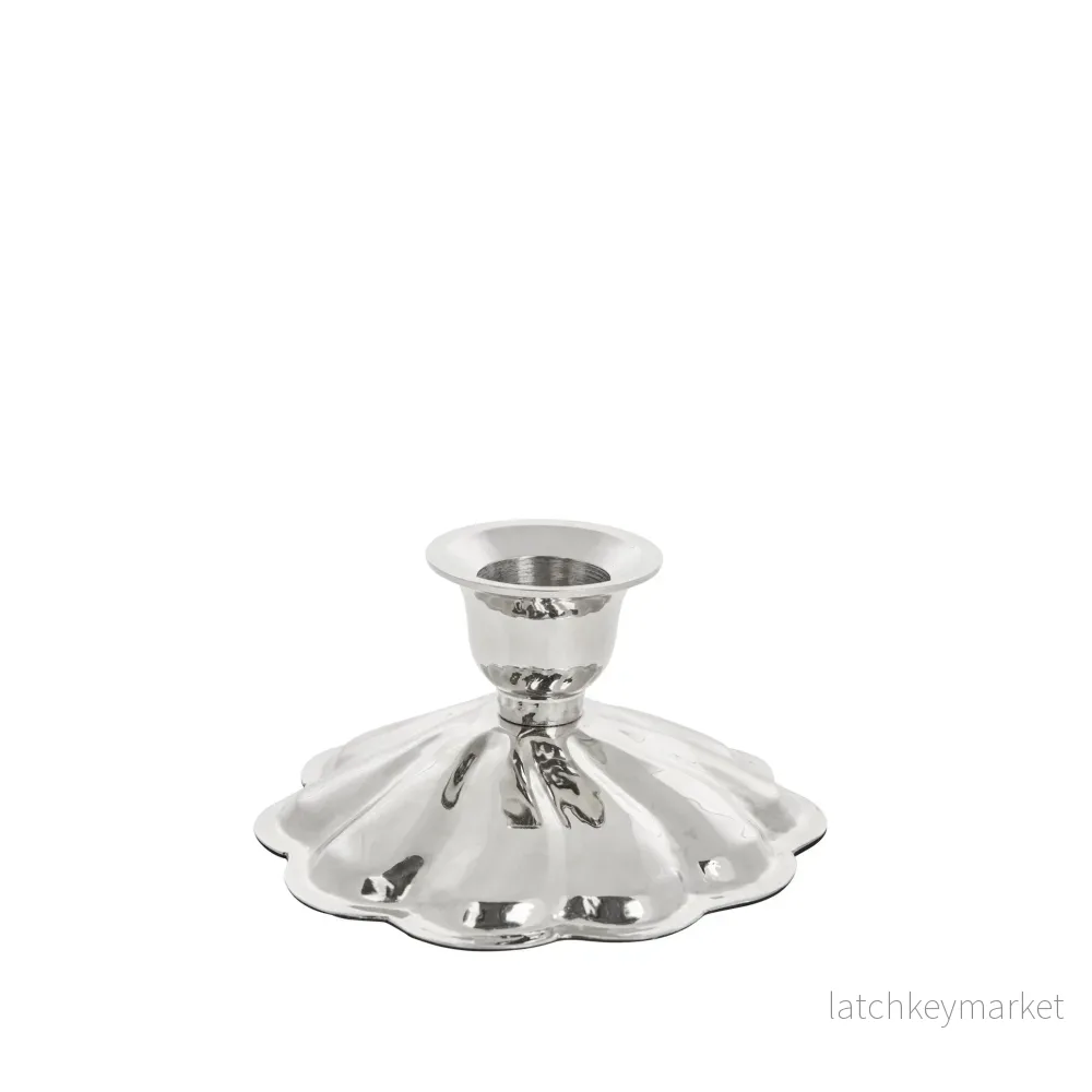 Scallia ljusstake 10,5x10,5 cm. Silver