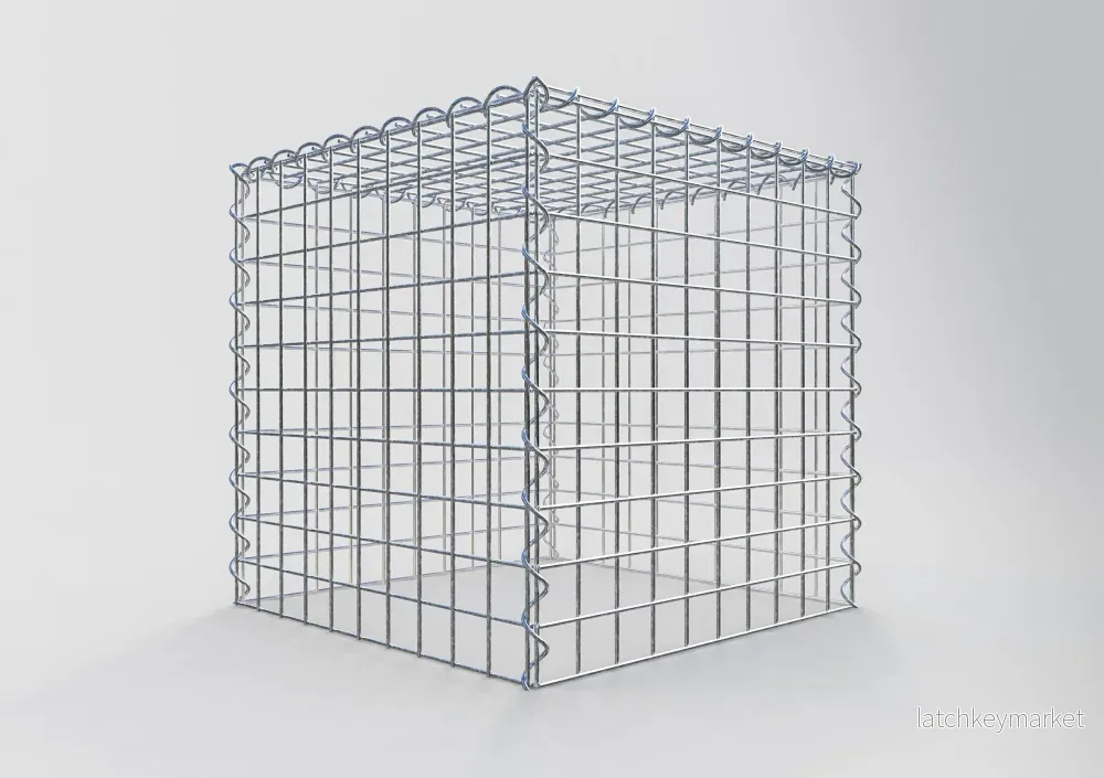 Påväxt gabion typ 3 50 cm x 50 cm x 50 cm (L x H x D), maskstorlek 5 cm x 5 cm, spiral - Bild 2