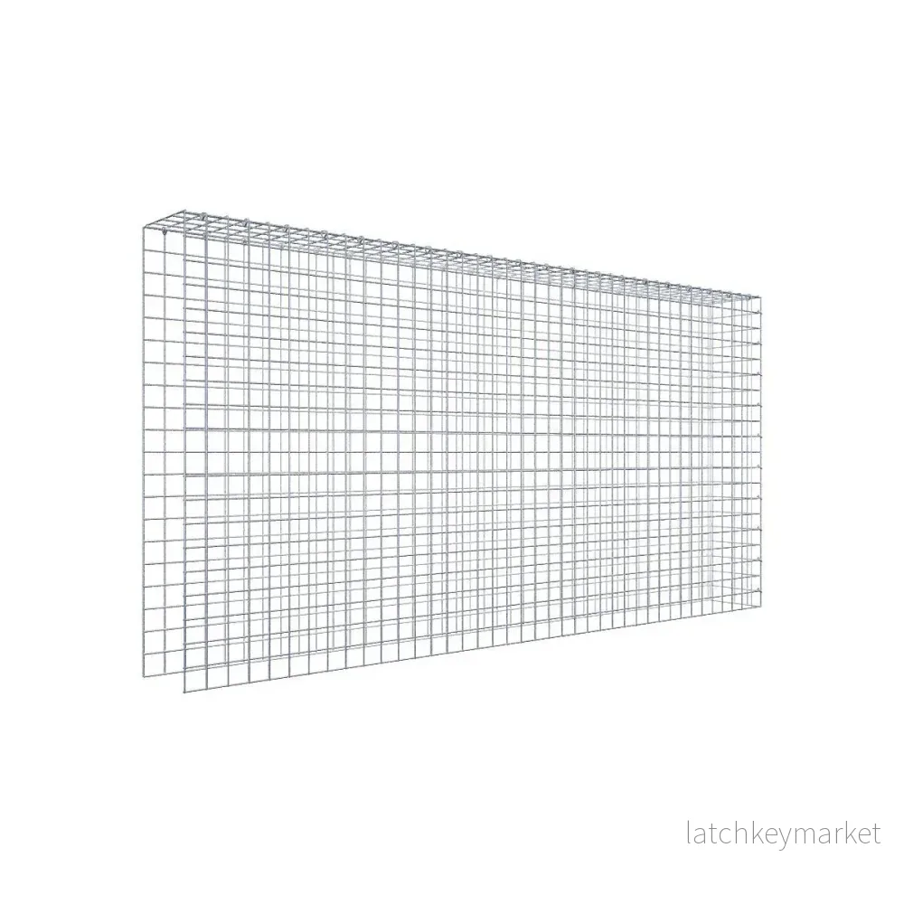 Extra gabion typ 4 200 cm x 100 cm x 20 cm (L x H x D), maskstorlek 5 cm x 5 cm, C-ring Extra gabion typ 4 200 cm x 100 cm x 20 cm (L x H x D), maskstorlek 5 cm x 5 cm, C-ring