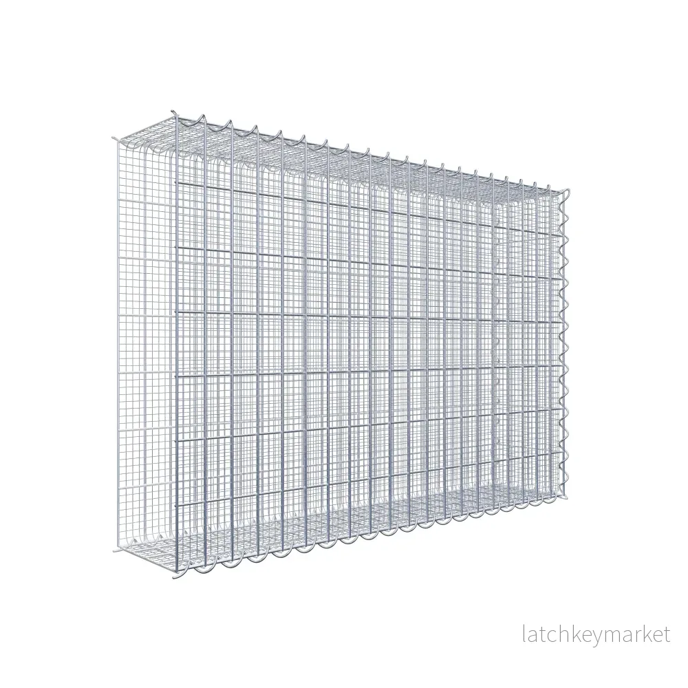 Grusodling gabion typ 2 100 cm x 70 cm x 20 cm (L x H x D), maskstorlek 5 cm x 10 cm, spiral Grusodling gabion typ 2 100 cm x 70 cm x 20 cm (L x H x D), maskstorlek 5 cm x 10 cm, spiral