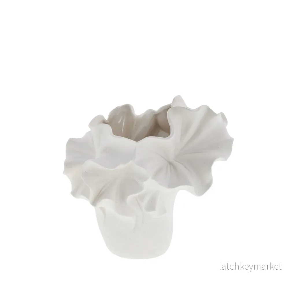 Isolinia vas H21,6 cm. vit Isolinia vas H21,6 cm. vit