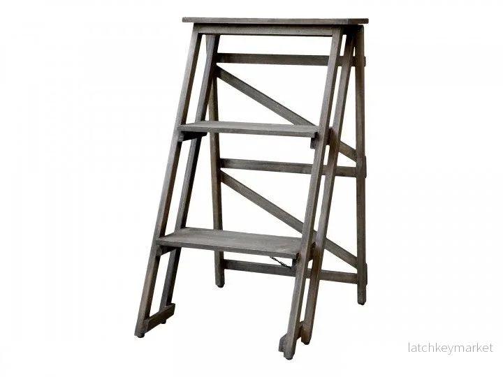 Blomställning Inomhus Stege för dekoration H85 / L44 / B57 cm natur REA Blomställning Inomhus Stege för dekoration H85 / L44 / B57 cm natur REA