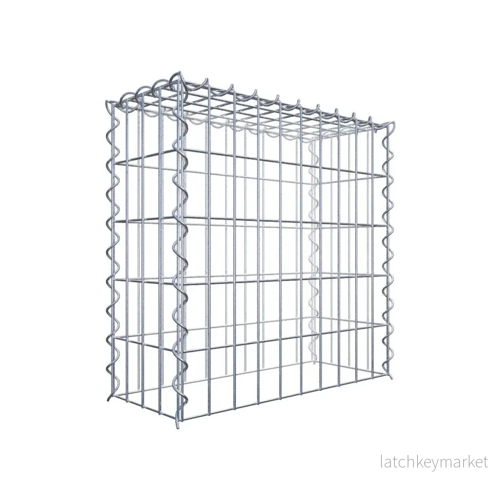 Påväxt gabion typ 3 50 cm x 50 cm x 20 cm (L x H x D), maskstorlek 5 cm x 10 cm, spiral Påväxt gabion typ 3 50 cm x 50 cm x 20 cm (L x H x D), maskstorlek 5 cm x 10 cm, spiral