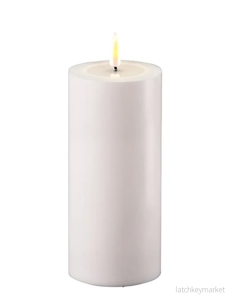 Real Flame Blockljus 7,5x15 cm, UTOMHUS
