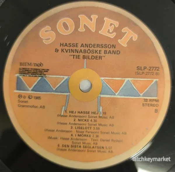 Hasse Andersson & Kvinnaböske Band – Tie Bilder (1985) - Bild 3