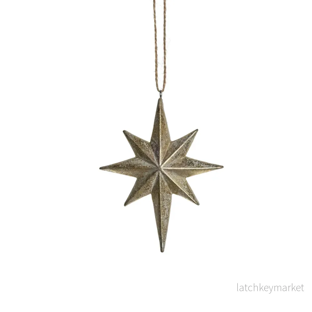 Serafina ornament H12,2 cm. ljust guld - Bild 3