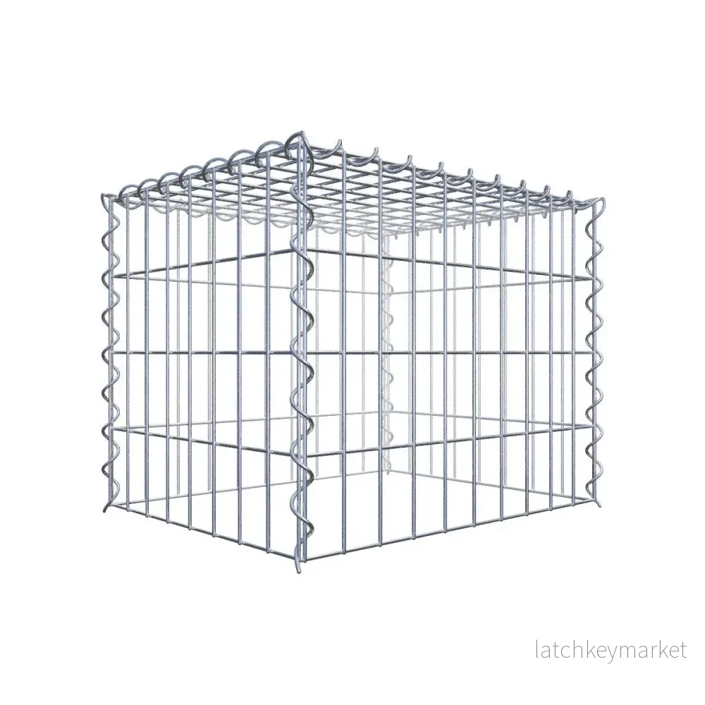 Extra gabion typ 3 50 cm x 40 cm x 40 cm (L x H x D), maskstorlek 5 cm x 10 cm, spiral Extra gabion typ 3 50 cm x 40 cm x 40 cm (L x H x D), maskstorlek 5 cm x 10 cm, spiral