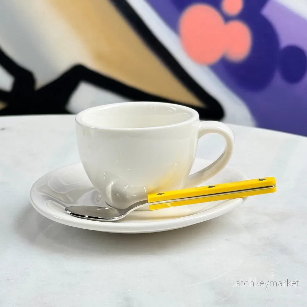 Sabre Paris Little Espresso Spoon Yellow Sabre Paris Little Espresso Spoon Yellow