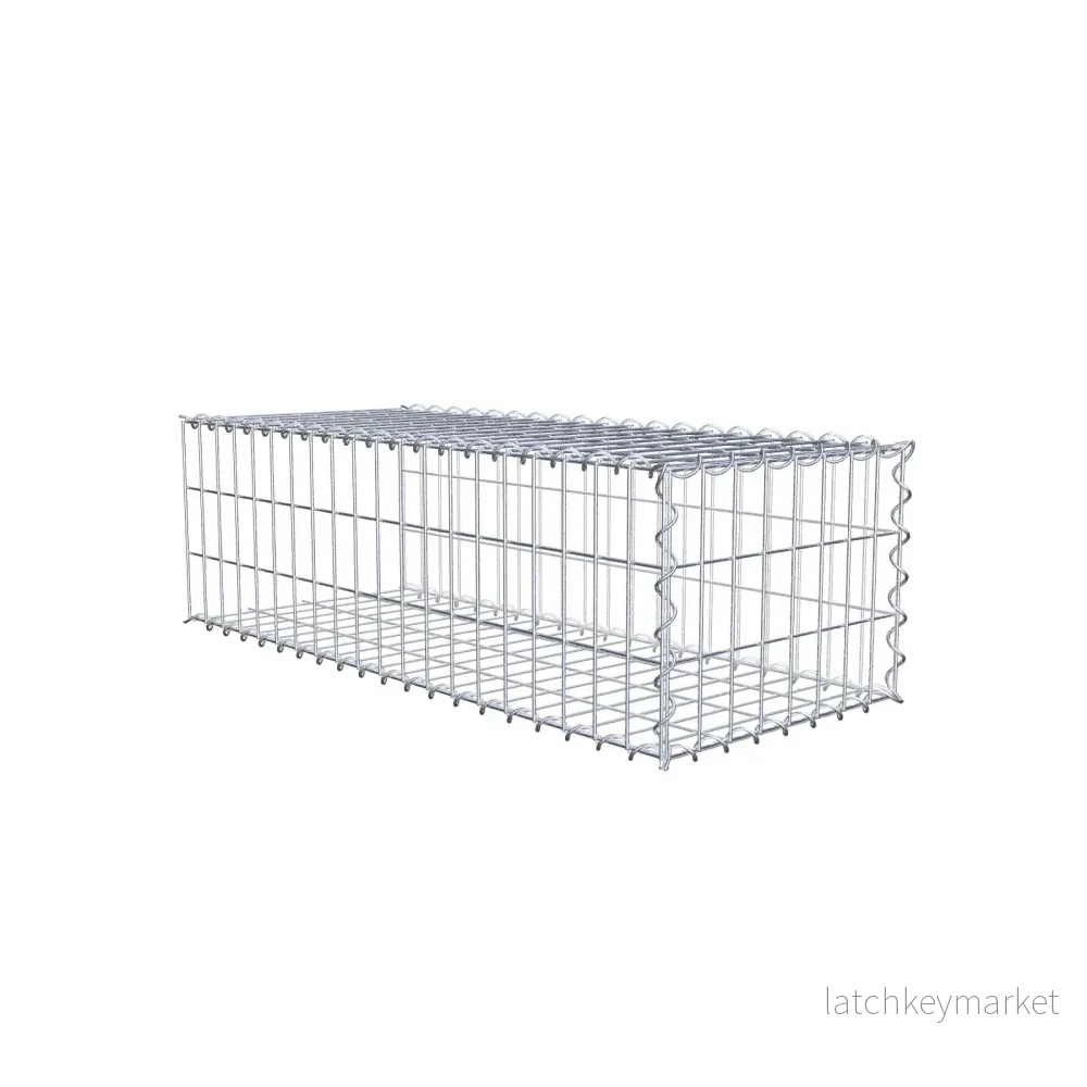 Påväxt gabion typ 2 100 cm x 30 cm x 40 cm (L x H x D), maskstorlek 5 cm x 10 cm, spiral Påväxt gabion typ 2 100 cm x 30 cm x 40 cm (L x H x D), maskstorlek 5 cm x 10 cm, spiral