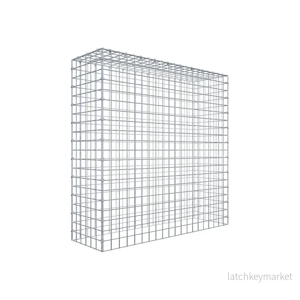 Extra gabion typ 3 100 cm x 100 cm x 30 cm (L x H x D), maskstorlek 5 cm x 5 cm, C-ring Extra gabion typ 3 100 cm x 100 cm x 30 cm (L x H x D), maskstorlek 5 cm x 5 cm, C-ring