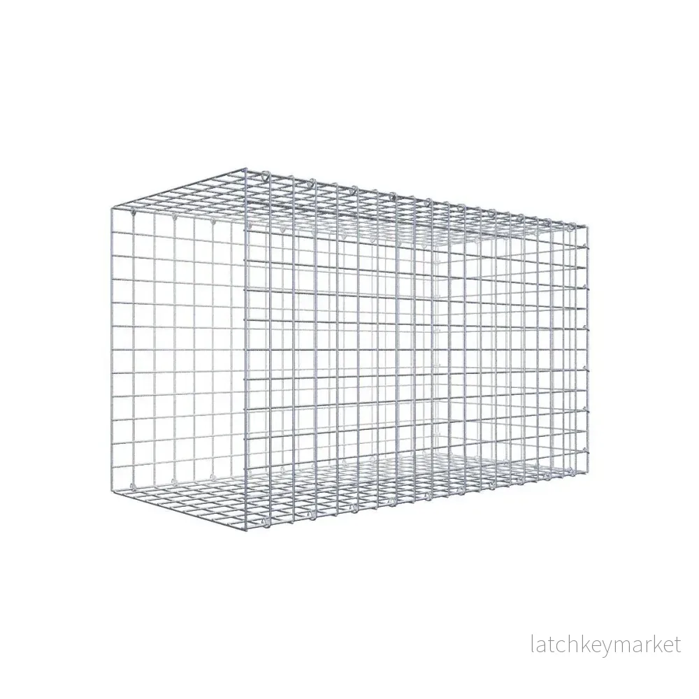 Fästbar gabion typ 2 100 cm x 60 cm x 50 cm (L x H x D), maskstorlek 5 cm x 5 cm, C-ring Fästbar gabion typ 2 100 cm x 60 cm x 50 cm (L x H x D), maskstorlek 5 cm x 5 cm, C-ring