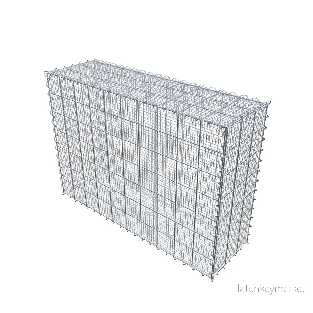 Sandgabion 100 cm x 70 cm x 30 cm (L x H x D), maskstorlek 10 cm x 10 cm, spiral - Bild 2