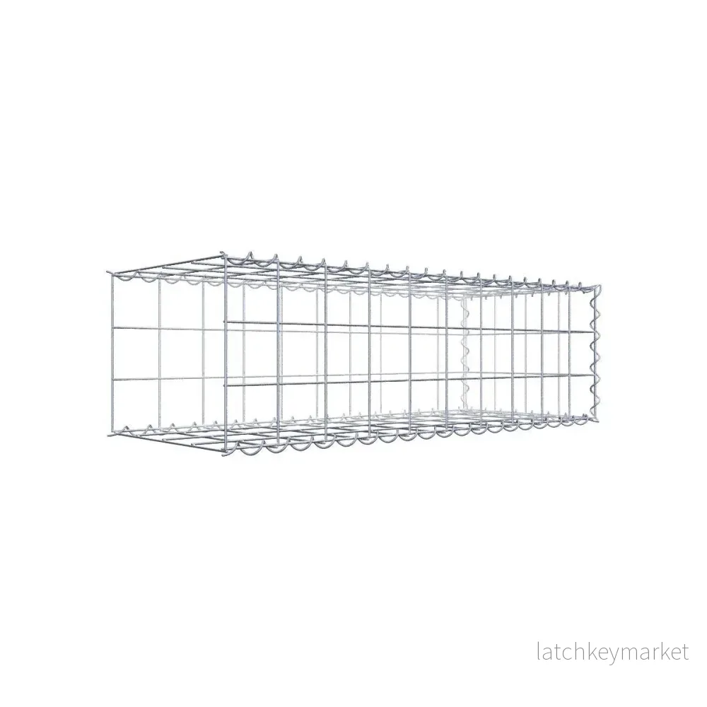 Extra gabion typ 2 100 cm x 30 cm x 40 cm (L x H x D), maskstorlek 10 cm x 10 cm, spiral Extra gabion typ 2 100 cm x 30 cm x 40 cm (L x H x D), maskstorlek 10 cm x 10 cm, spiral