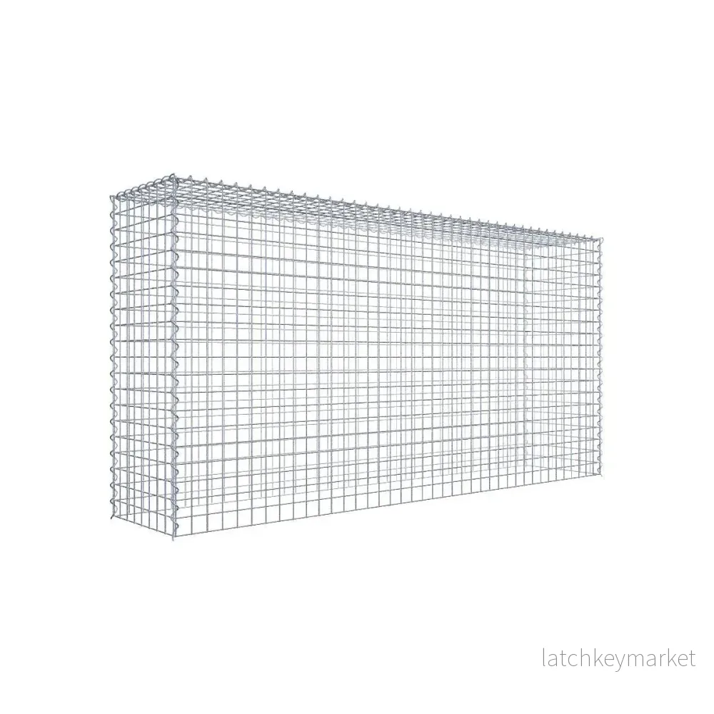 Extra gabion typ 3 200 cm x 100 cm x 40 cm (L x H x D), maskstorlek 5 cm x 5 cm, spiral Extra gabion typ 3 200 cm x 100 cm x 40 cm (L x H x D), maskstorlek 5 cm x 5 cm, spiral