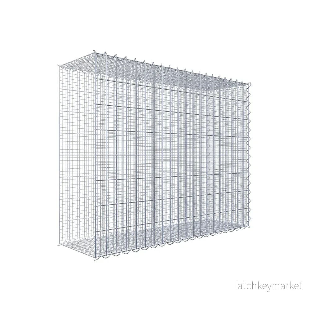 Sandodlingsgabion typ 2 100 cm x 80 cm x 30 cm (L x H x D), maskstorlek 5 cm x 10 cm, spiral Sandodlingsgabion typ 2 100 cm x 80 cm x 30 cm (L x H x D), maskstorlek 5 cm x 10 cm, spiral
