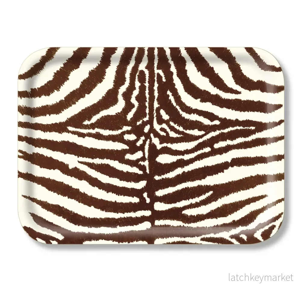 Bricka – Zebra chocolate Bricka – Zebra chocolate