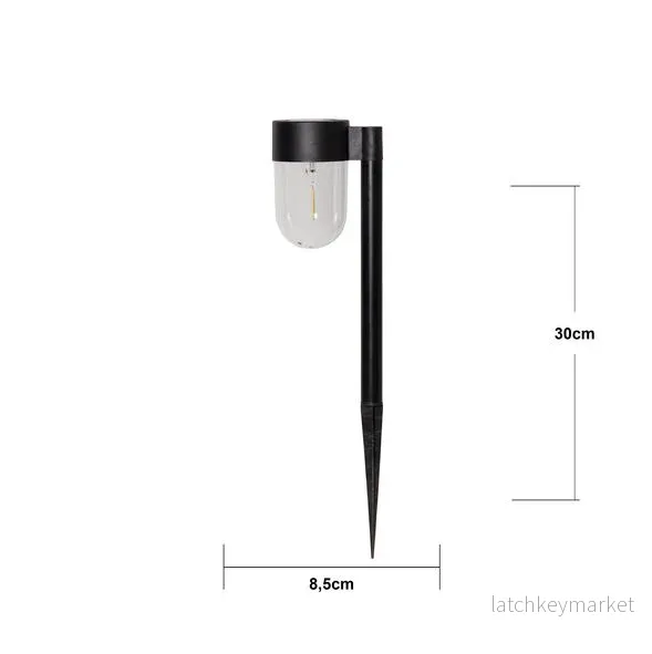 Trädgårdsbelysning DIV. Soldriven Solcellspollare Cupola 2-pack - Bild 3