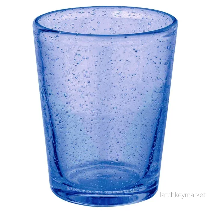 Bubble Water Glass Blue Bubble Water Glass Blue