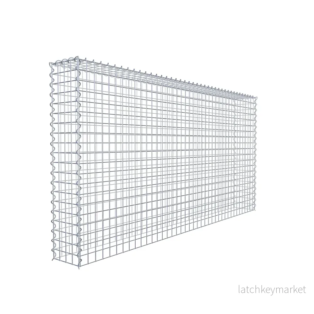 Extra gabion typ 3 200 cm x 100 cm x 20 cm (L x H x D), maskstorlek 5 cm x 5 cm, spiral - Bild 3