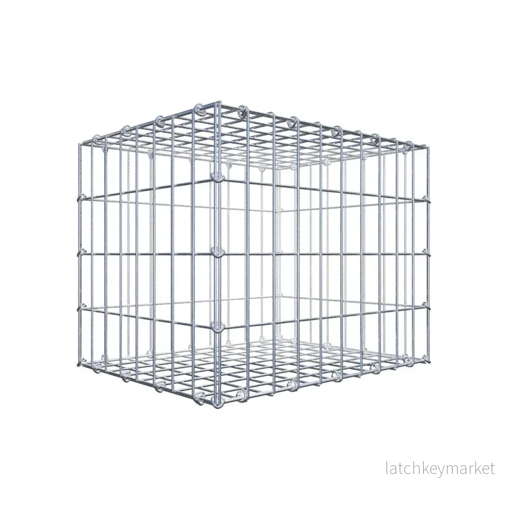 Gabion 50 cm x 40 cm x 40 cm (L x H x D), maskstorlek 5 cm x 10 cm, C-ring Gabion 50 cm x 40 cm x 40 cm (L x H x D), maskstorlek 5 cm x 10 cm, C-ring