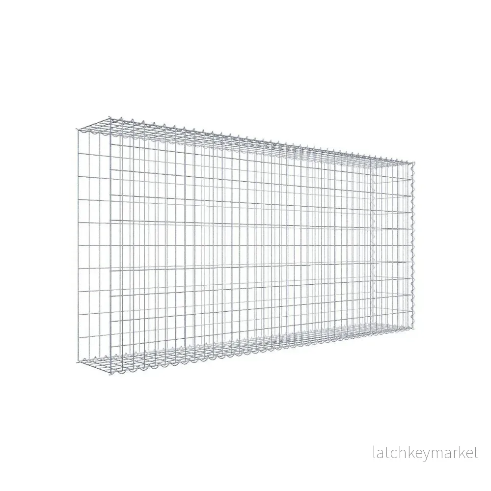 Extra gabion typ 2 200 cm x 100 cm x 30 cm (L x H x D), maskstorlek 5 cm x 10 cm, spiral Extra gabion typ 2 200 cm x 100 cm x 30 cm (L x H x D), maskstorlek 5 cm x 10 cm, spiral