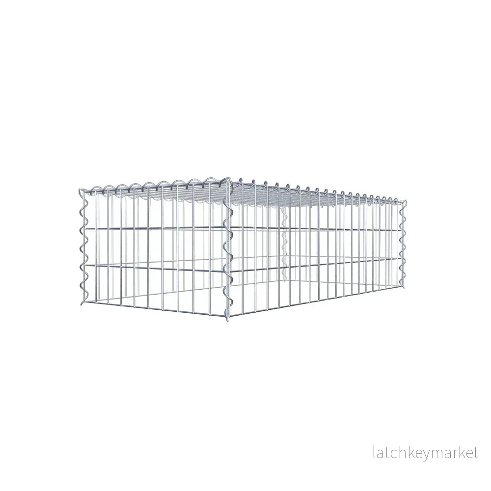 Påväxt gabion typ 3 100 cm x 30 cm x 50 cm (L x H x D), maskstorlek 5 cm x 10 cm, spiral - Bild 3