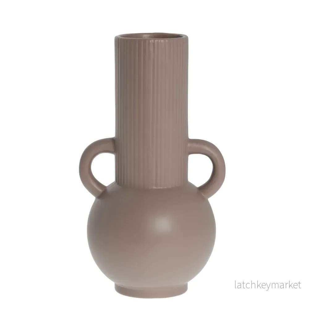 Anine vase H29 cm. bark Anine vase H29 cm. bark