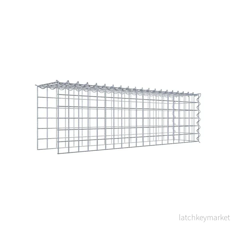 Extra gabion typ 4 100 cm x 30 cm x 20 cm (L x H x D), maskstorlek 5 cm x 5 cm, spiral Extra gabion typ 4 100 cm x 30 cm x 20 cm (L x H x D), maskstorlek 5 cm x 5 cm, spiral
