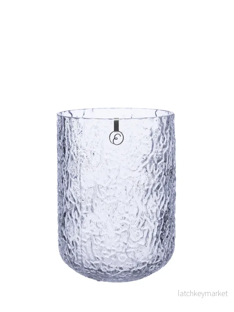 ERNST Glasvas med Struktur, 18 cm